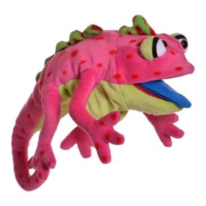 Handpuppe Chamäleon