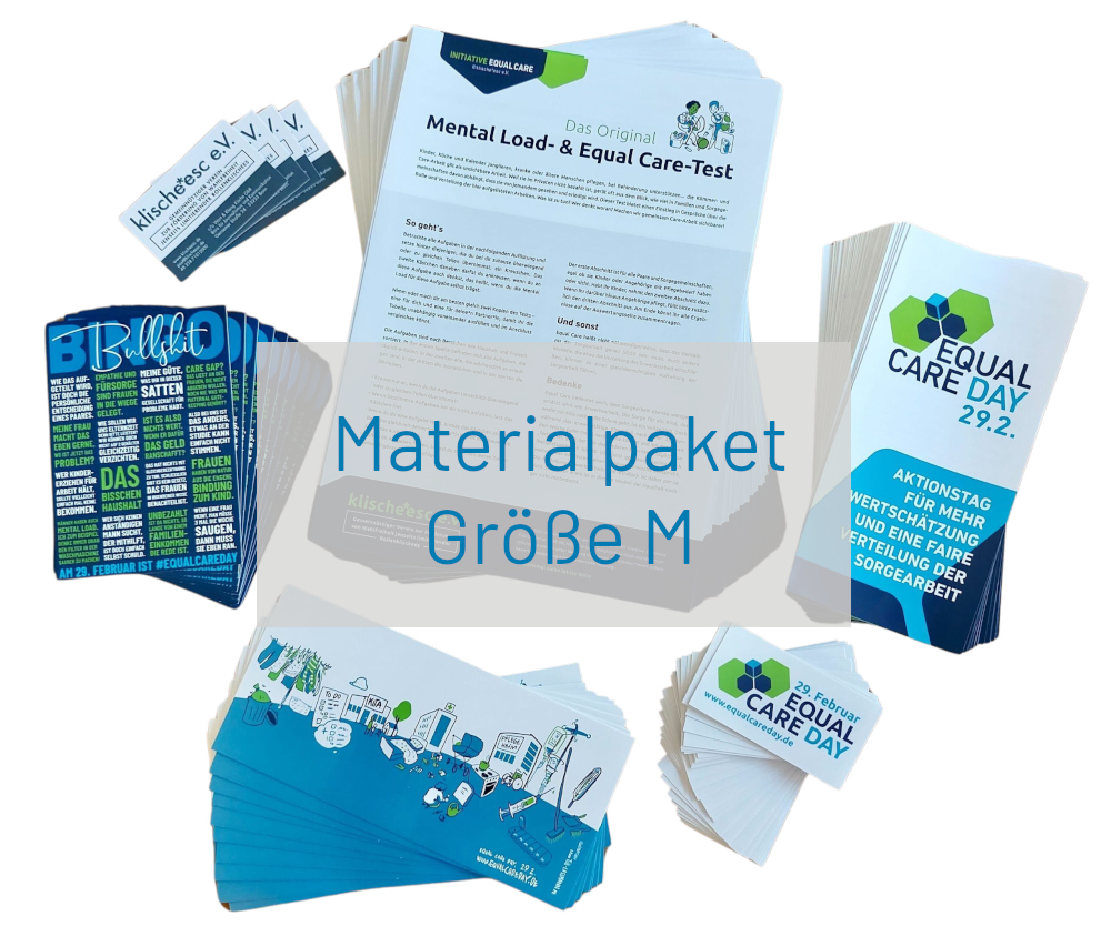 Equal Care Day-Materialpaket für euer Projekt im nächsten Februar/März Größe M