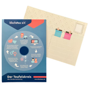 Der Teufelskreis des Gendermarketing (Postkarte)